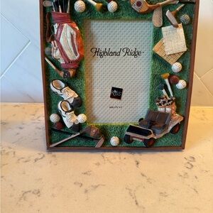 Golf Themed Picture Frame